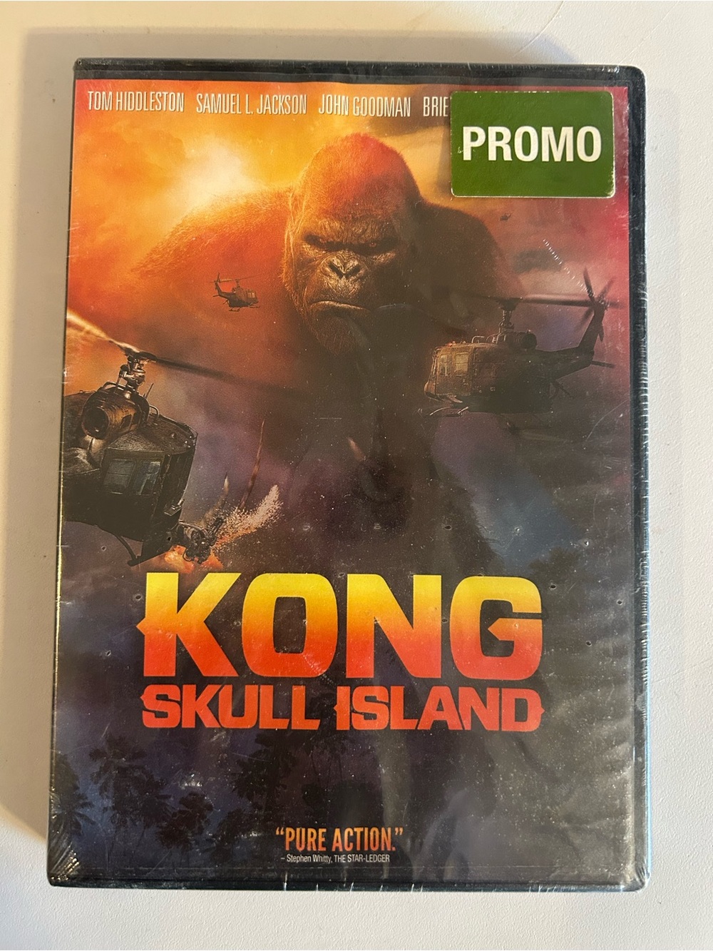 Kong: Skull Island Promo DVD Movie Disc w/ Hiddleston, Jackson, Goodman, Larson